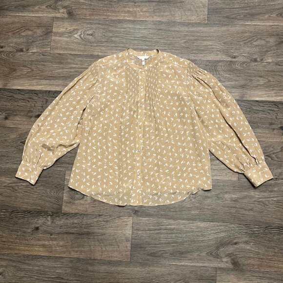 Rebecca Taylor Silk Emmy Blouse Long Sleeve Size Small - Picture 4 of 7
